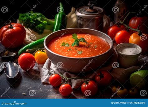  Gazpacho con Espárragos: Una Sinfonía Refrescante de Vegetales en una Base de Tomate