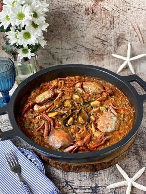  ¡Arroz con Cangrejo de Panjin: Una Sinfonía Marítima de Sabores Ahumados y Texturas Cremosas!