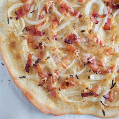  La Tarte Flambée: ¡Un manjar Alsaciano que combina sabores crujientes con una crema suave y deliciosa!